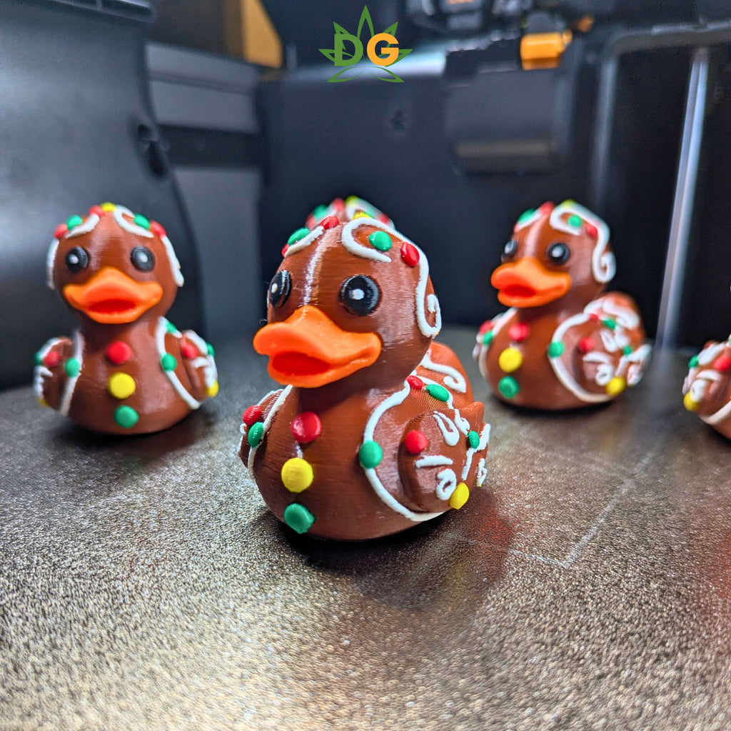 Colorful Gingerbread Duck Companion | Christmas Jeep Accessory