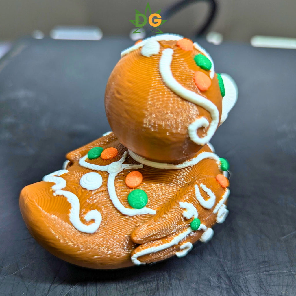 Colorful Gingerbread Duck Companion | Christmas Jeep Accessory