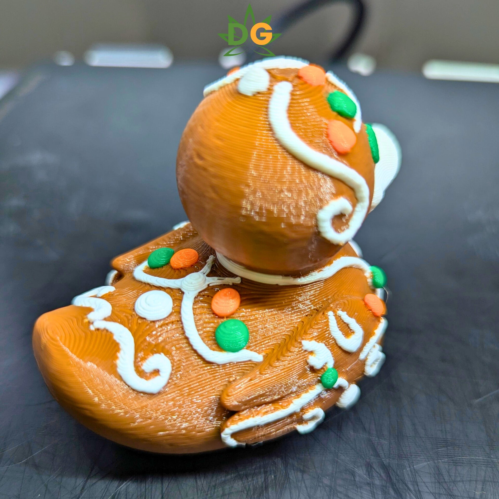 Colorful Gingerbread Duck Companion | Christmas Jeep Accessory