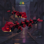 Articulated Gothic Devil Dragon Flexi