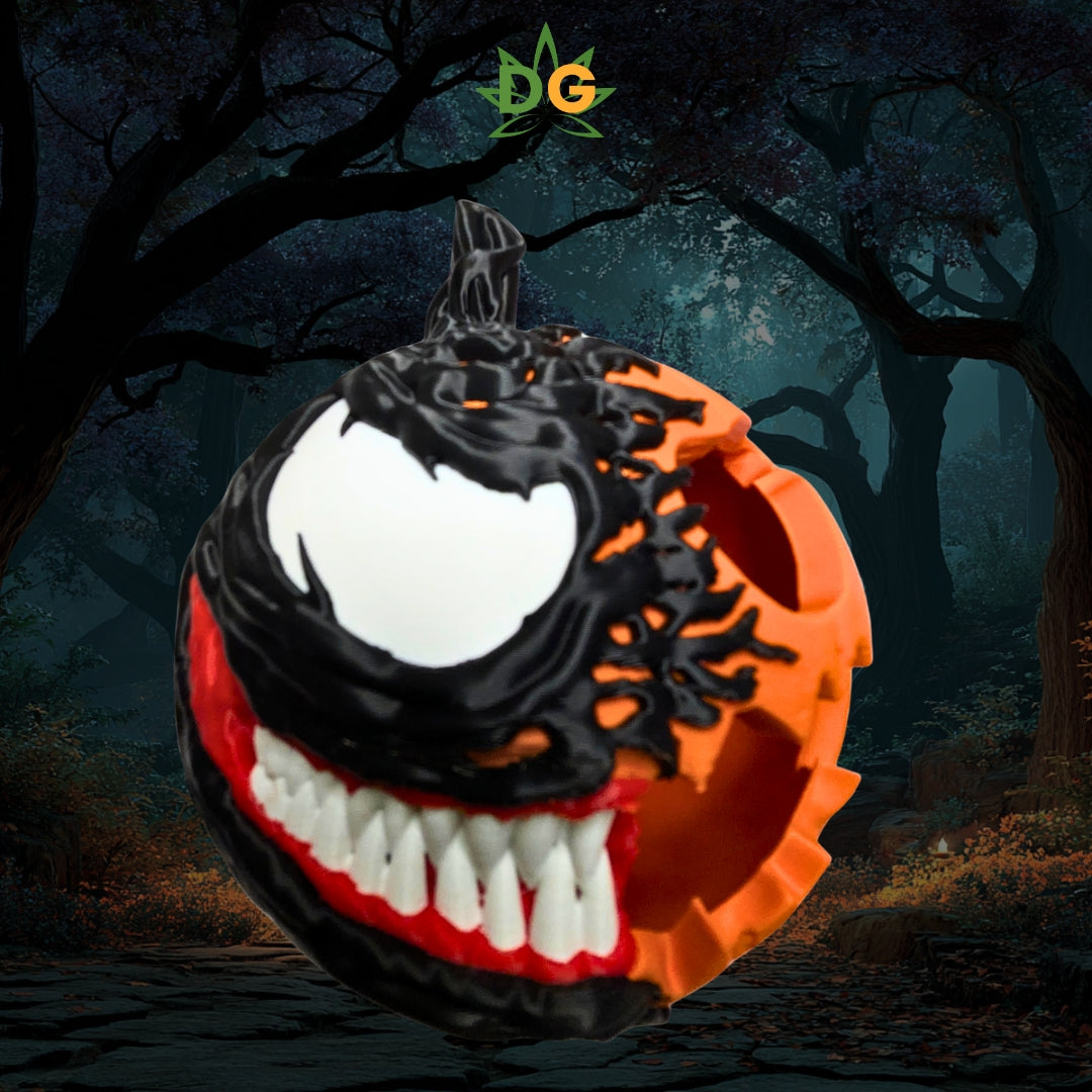 Symbiote Pumpkin Halloween Decoration