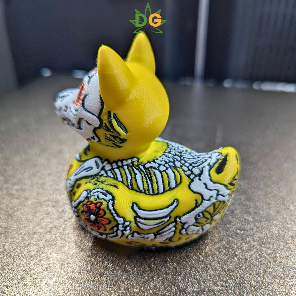 Day of the Dead Wolf Duck | Sugar Skull Jeep Accessory