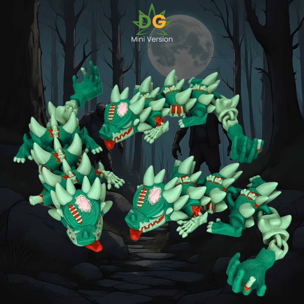 Flexi Zombie Dragon: Gothic Halloween Decor