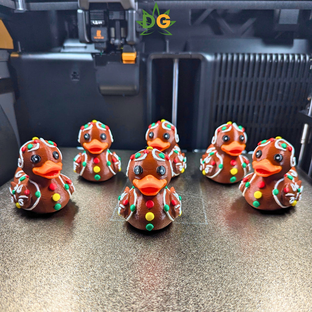 Colorful Gingerbread Duck Companion | Christmas Jeep Accessory