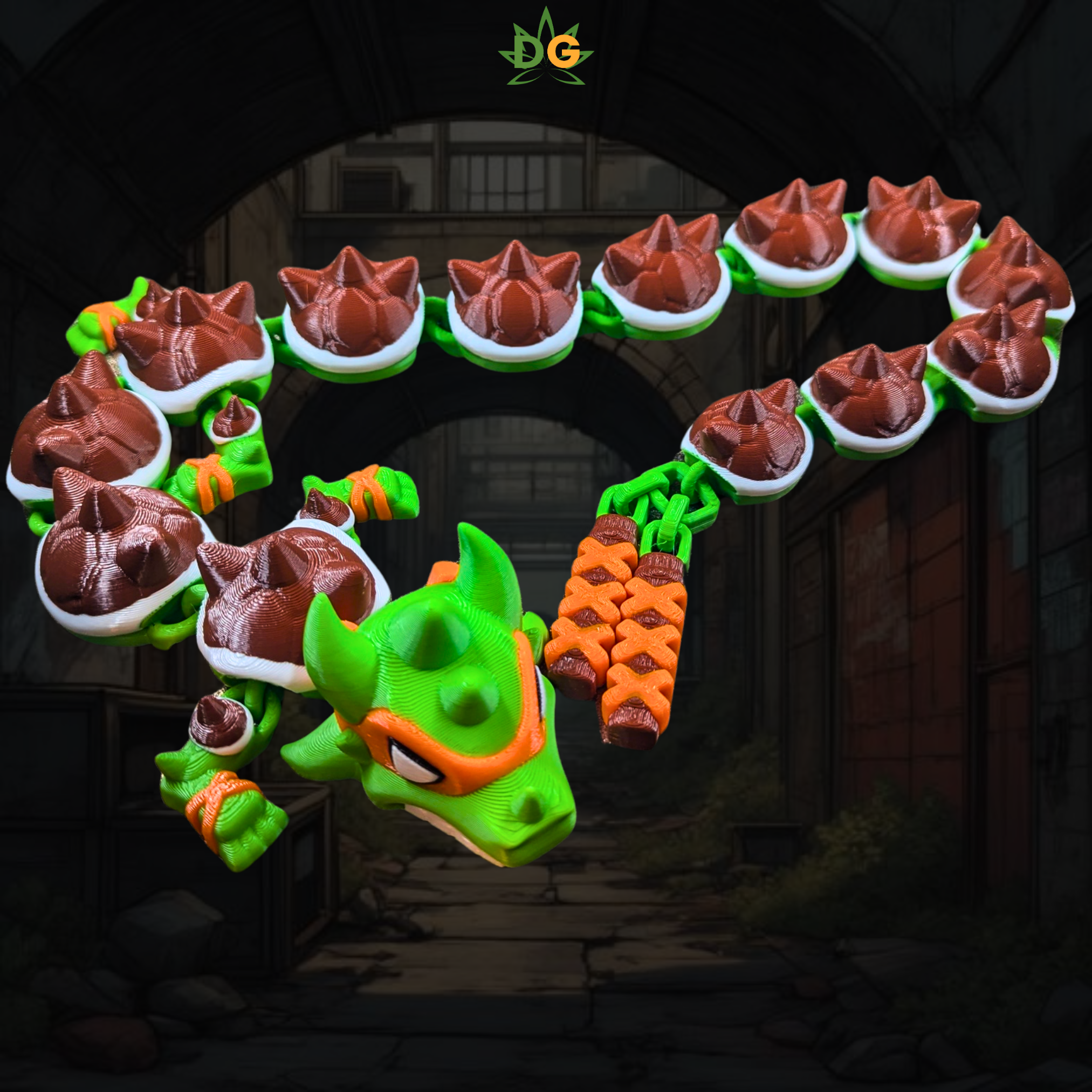 Ninja Dragon Turtle | 3D Printed Retro Gamer Collectible