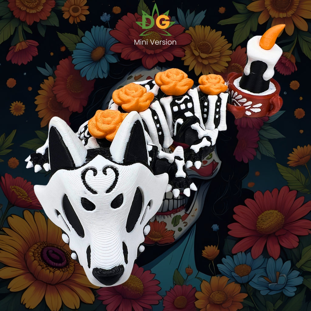 Articulated Calavera Dragon, Day of the Dead (Dia De Los Muertos) Flexi