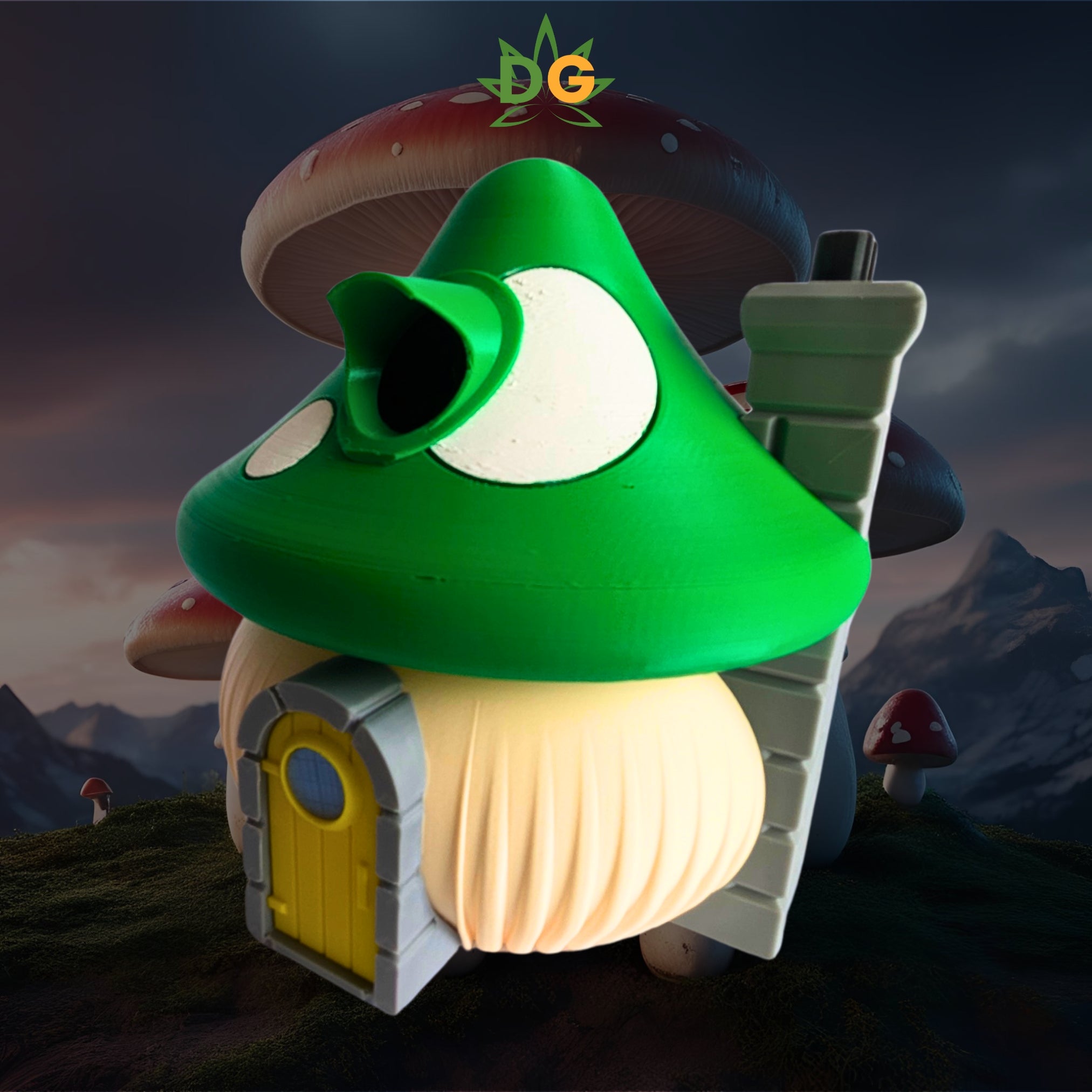 Enchanted Mushroom Birdhouse: A Novel Avian Dwelling