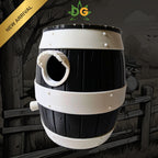 Charming Old Barrel Bird House - Unique Rustic Home for Feathered Friends