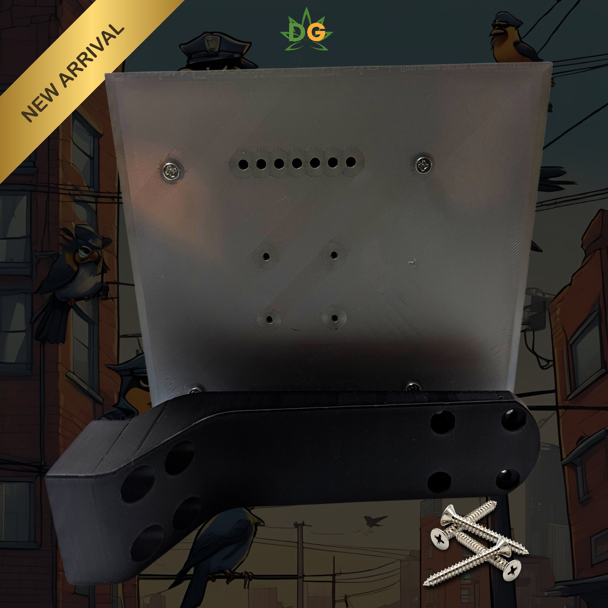 Exquisite Police Station Birdhouse - Outdoor Decor & Bird Shelter