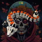 Articulated Calavera Dragon, Day of the Dead (Dia De Los Muertos) Flexi