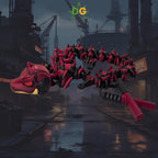 Articulated Gothic Devil Dragon Flexi