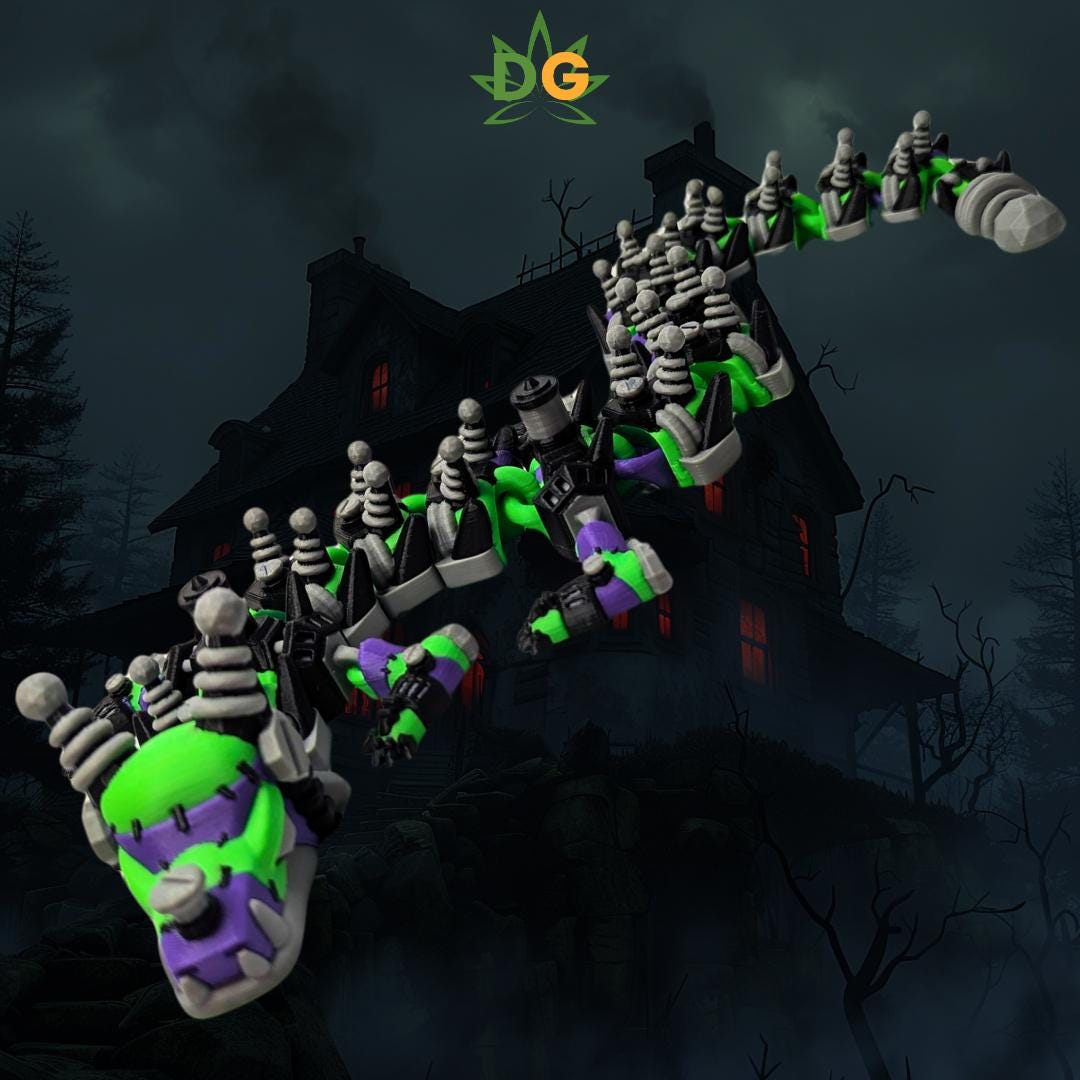 Articulated Frankenstein Dragon Flexi