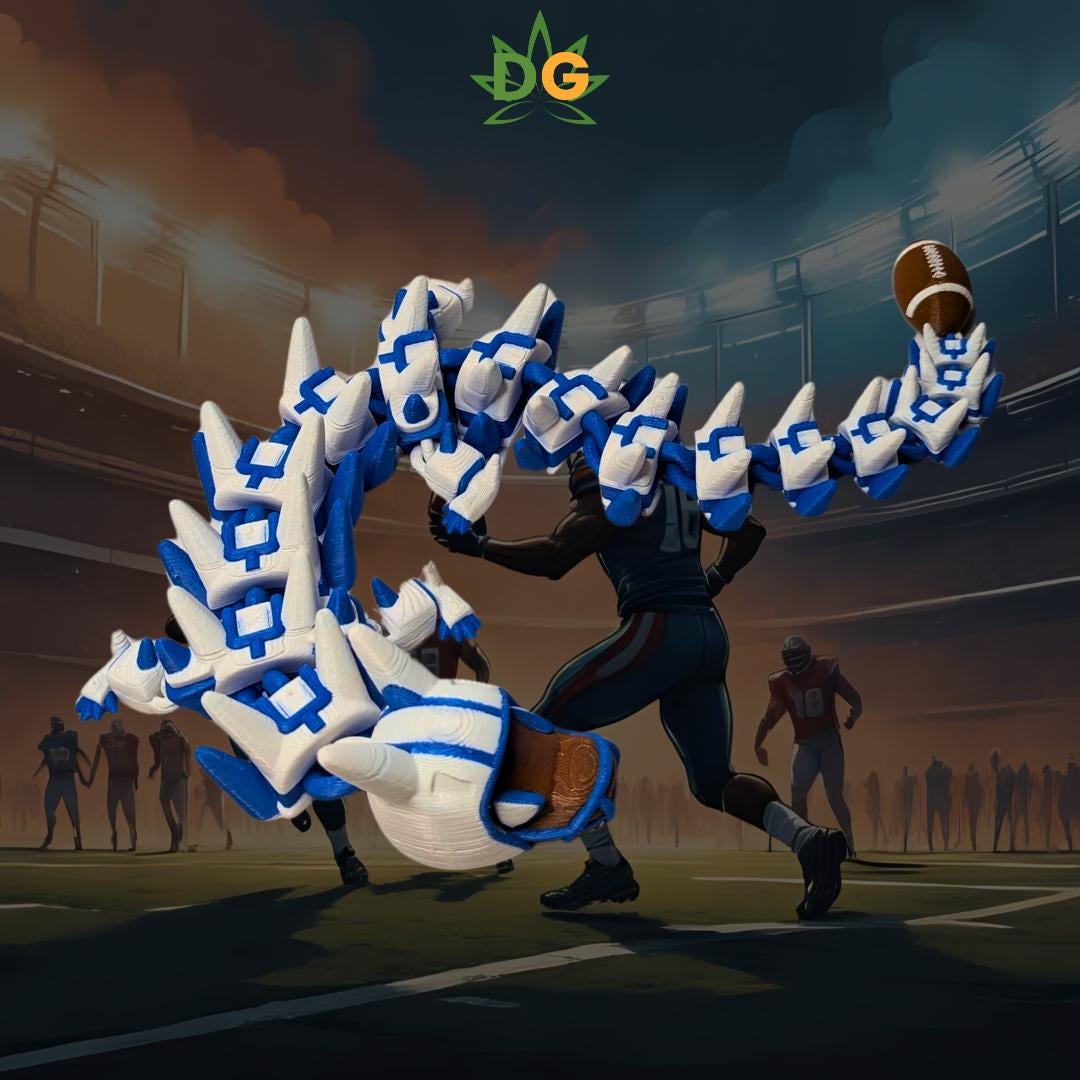 Articulated Football Dragon Flexi