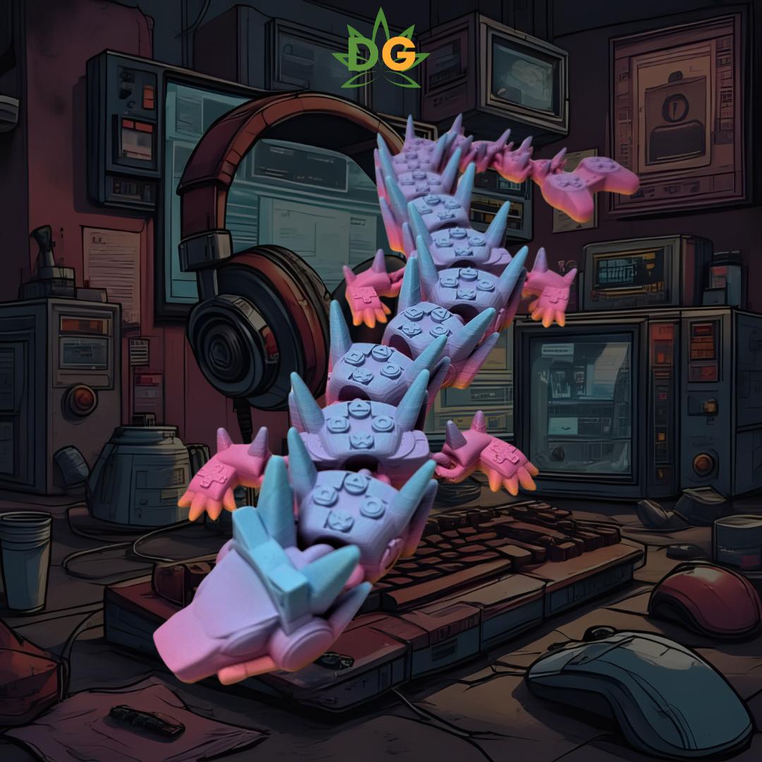 Articulated Flexi Gamer Dragon