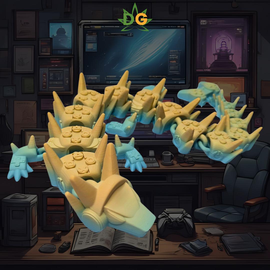 Articulated Flexi Gamer Dragon