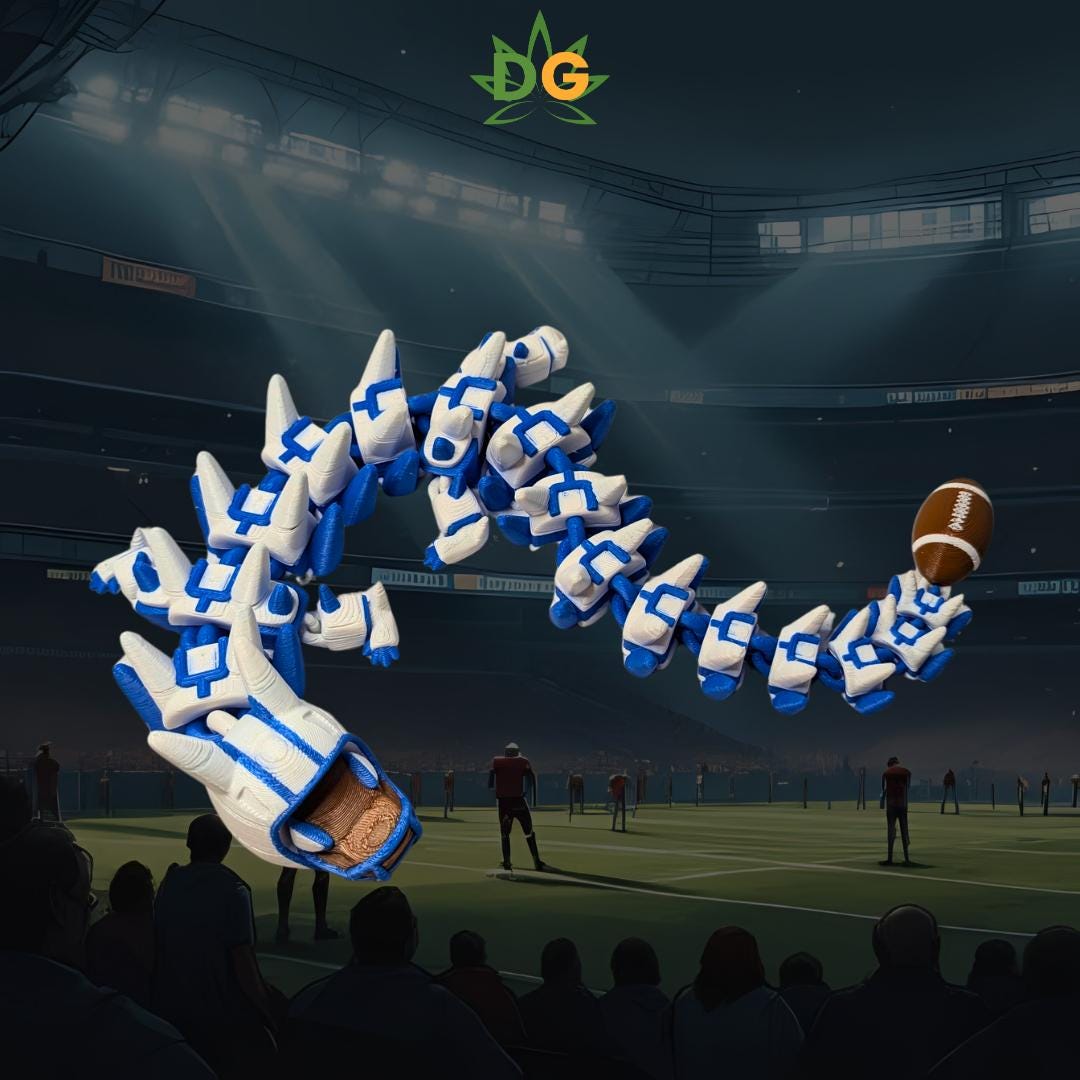 Articulated Football Dragon Flexi
