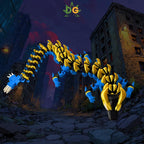 Articulated Flexi Golden Spiked Mutant Dragon