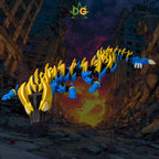 Articulated Flexi Golden Spiked Mutant Dragon