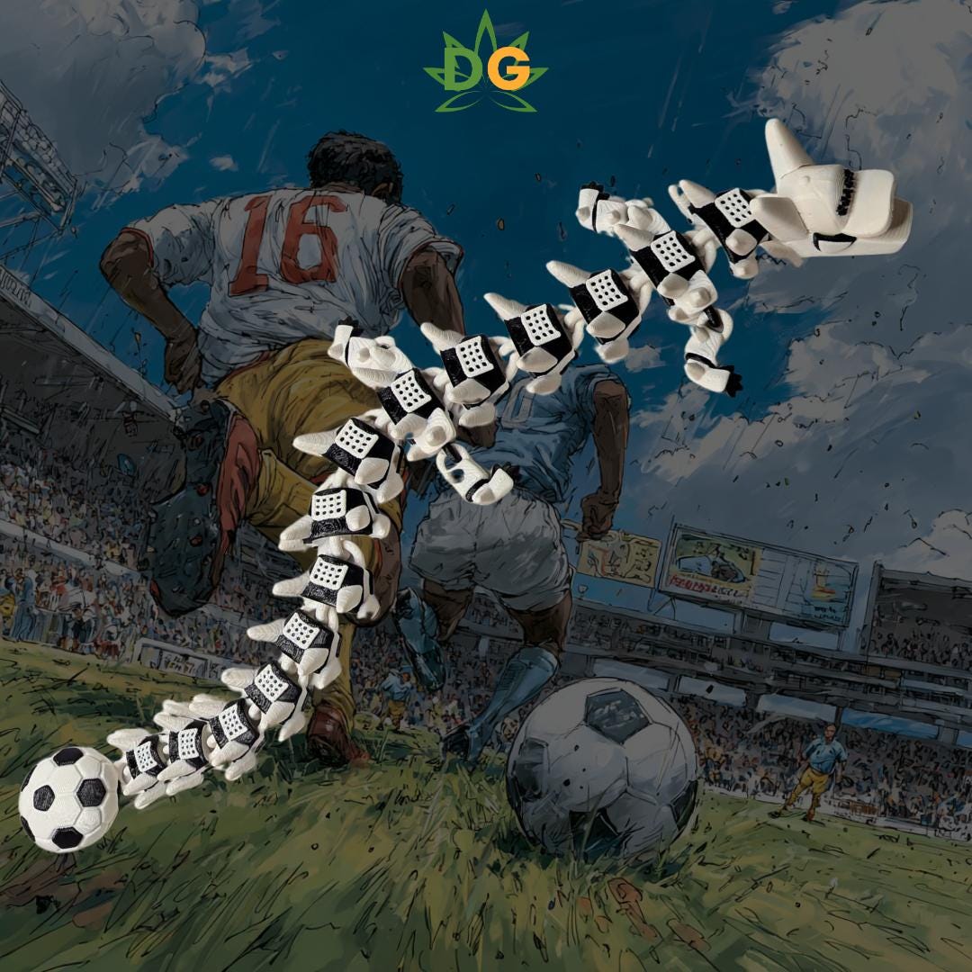 Articulated Soccer Dragon Flexi